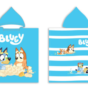 Bluey Sandy Fun strand törölköző poncsó 50x100 cm (Fast Dry)