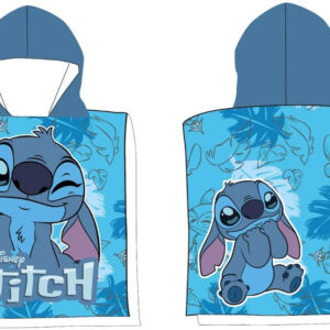 Disney Lilo és Stitch, A csillagkutya Sweet Wink strand törölköző poncsó 50x100 cm (Fast Dry)