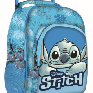 Disney Lilo és Stitch, A csillagkutya Smile prémium gurulós iskolatáska, táska 44 cm