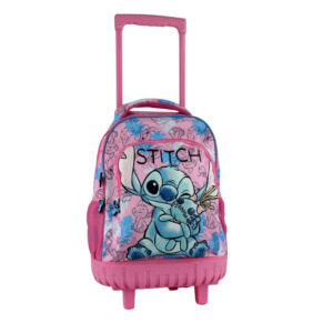 Disney Lilo és Stitch, A csillagkutya Doll prémium gurulós iskolatáska, táska 44 cm