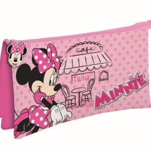 Disney Minnie Paris 3 rekeszes tolltartó 22 cm