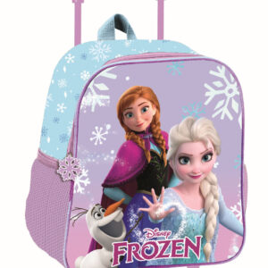 Disney Jégvarázs Winter Magic gurulós ovis 3D hátizsák, táska 32 cm