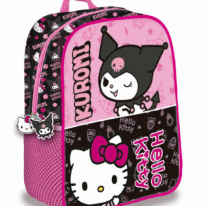 Hello Kitty & Kuromi 3D hátizsák, táska 30 cm