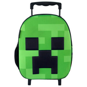 Minecraft Face gurulós ovis 3D hátizsák, táska 32 cm