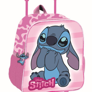 Disney Lilo és Stitch, A csillagkutya Lovely gurulós ovis 3D hátizsák, táska 32 cm