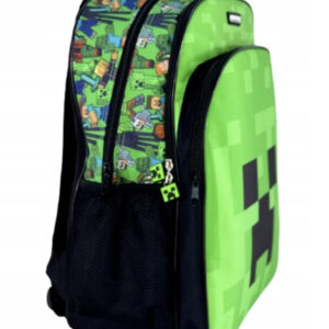 Minecraft Green Face iskolatáska, táska 40 cm