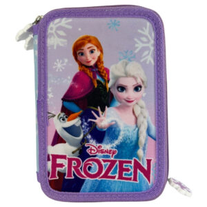 Disney Jégvarázs Winter Magic tolltartó töltött 3 emeletes Giotto