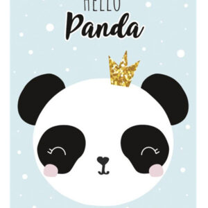 Panda Crown A/4 gumis mappa