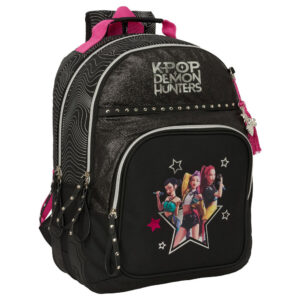 K-pop Démonvadászok Energy Black iskolatáska, táska 42 cm
