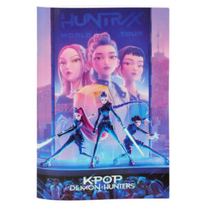 K-pop Démonvadászok Hunterx A4 kockás füzet