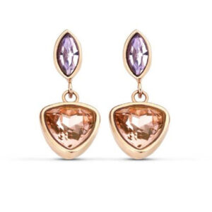 Victoria Rose gold színű színes köves fülbevaló