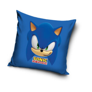 Sonic a sündisznó Blue Blur párnahuzat 40x40 cm Velúr
