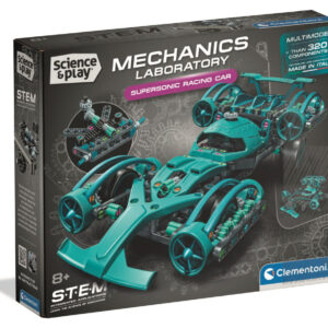 Versenyautó Mechanics építőjáték Clementoni