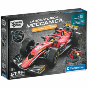 Versenyautó Red Mechanics építőjáték Clementoni