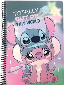 Disney Lilo és Stitch, A csillagkutya This World Cute B/5 vonalas spirál füzet 70 lapos