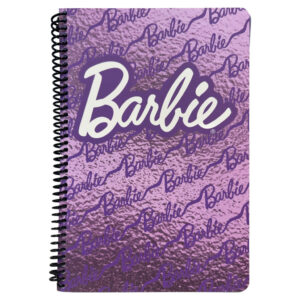 Barbie Purple B/5 vonalas spirál füzet 70 lapos