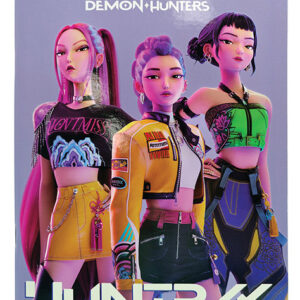 K-pop Démonvadászok Trio B/5 vonalas füzet 40 lapos
