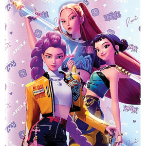 K-pop Démonvadászok Hunters A4 vonalas füzet 50 lapos