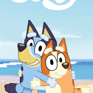 Bluey Beach Hug fürdőlepedő, strand törölköző 70x140cm