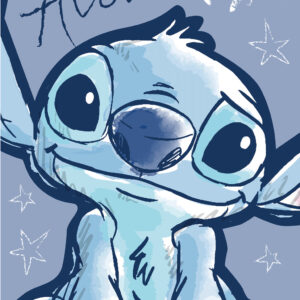 Disney Lilo és Stitch, A csillagkutya Aloha fürdőlepedő, strand törölköző 70x140cm