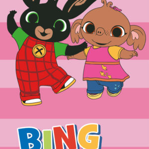 Bing Playing Together fürdőlepedő, strand törölköző 70x140cm