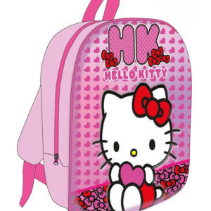 Hello Kitty Bows 3D hátizsák, táska 30 cm