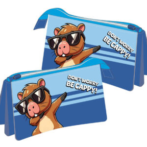 Kapibara Be Cappy 3 rekeszes tolltartó 22 cm